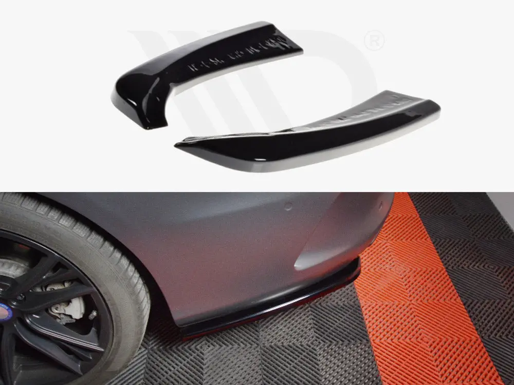 Rear Side Splitters Mercedes C-Class W205 Coupe Amg-Line (2015-2018) 1