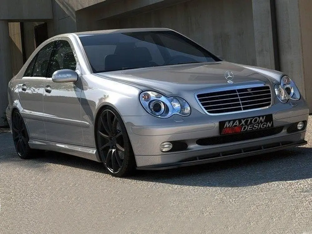 Maxton Design Mercedes C-Class W203 Front Splitter (For Standard Version) 2000-2004 1