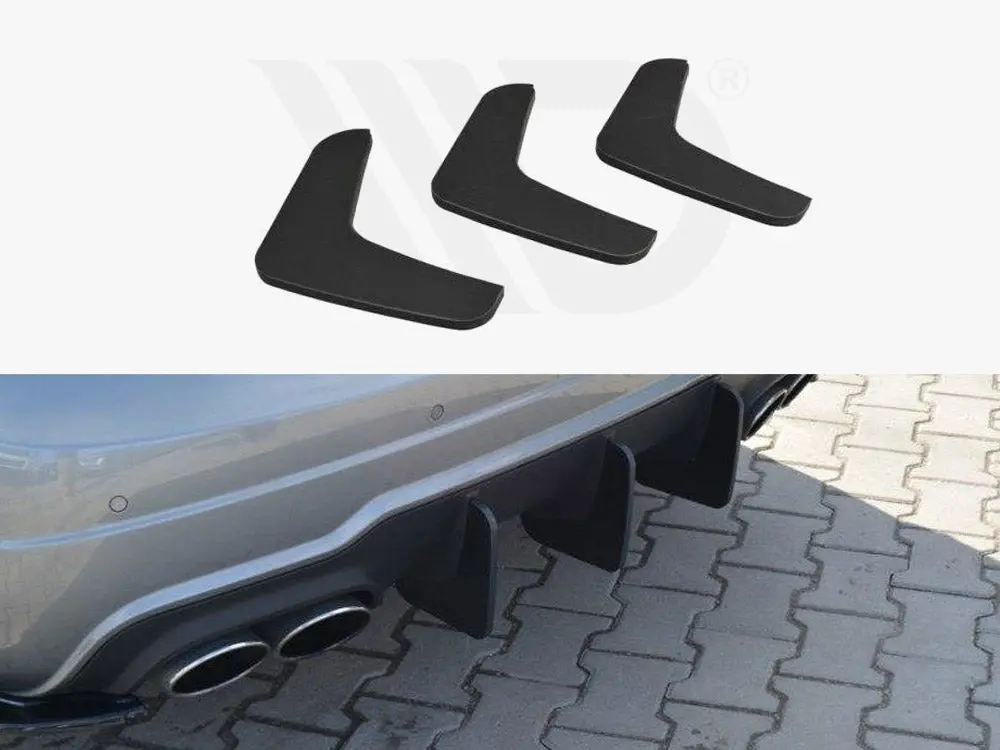Rear Diffuser V.1 Mercedes C W204 Amg-Line (Facelift) 1