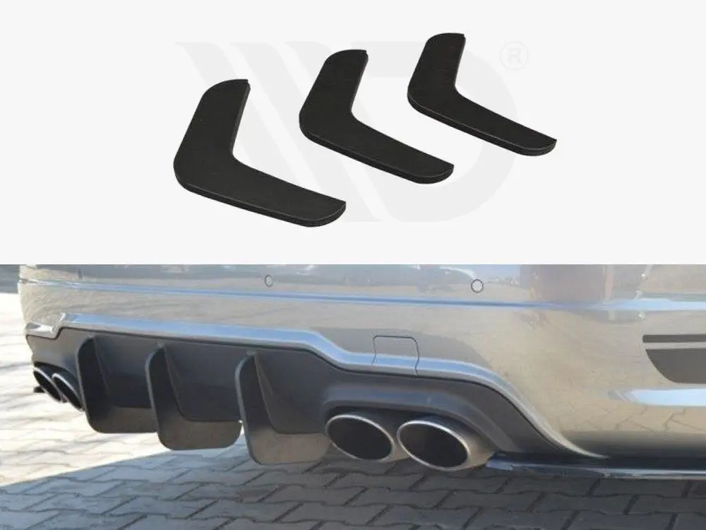 Rear Diffuser V.2 Mercedes C W204 Amg-Line (Facelift) (2011-2014) 1