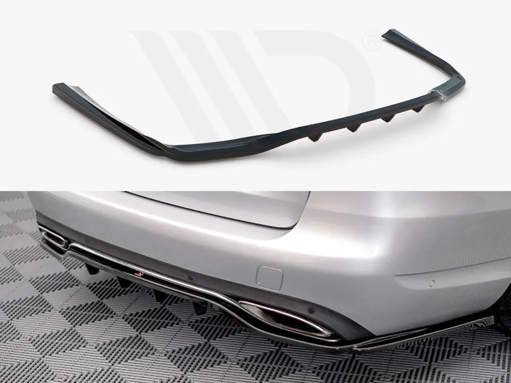 Central Rear Splitter (Vertical Bars) Mercedes C W205 Estate (2014-2018) 1
