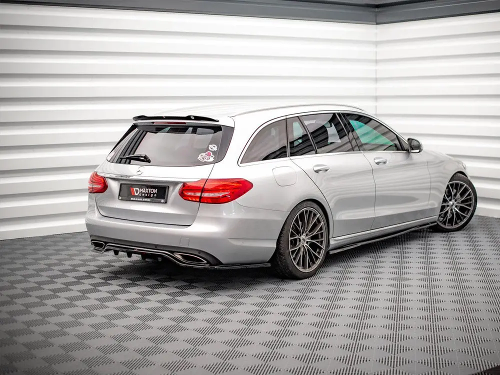 Central Rear Splitter (Vertical Bars) Mercedes C W205 Estate (2014-2018) 2