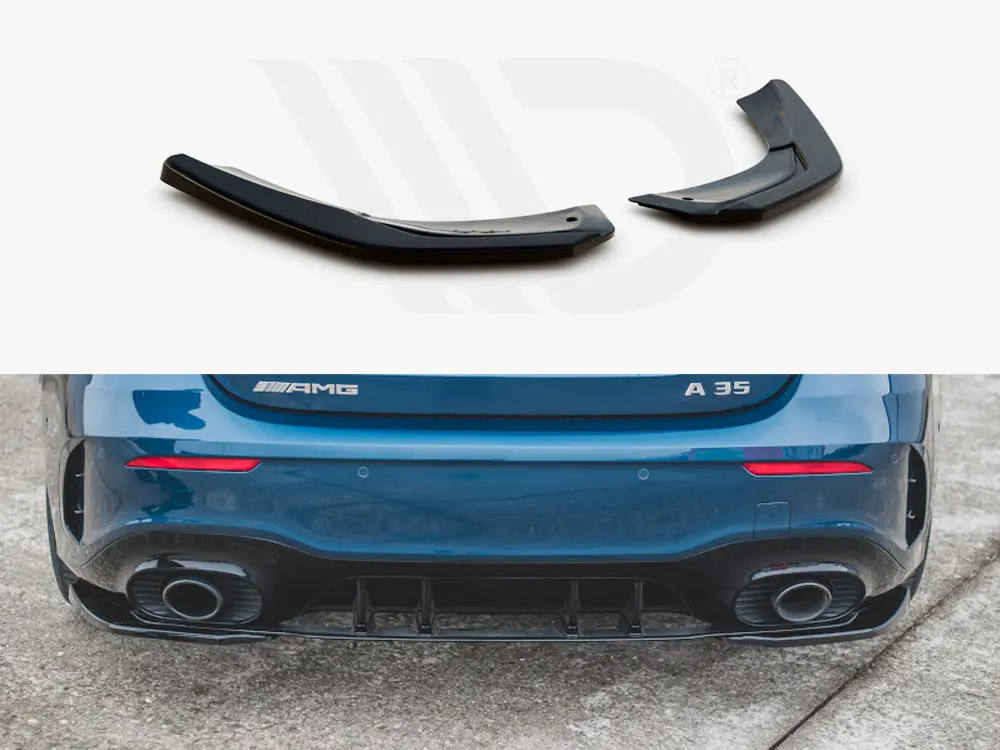 Maxton Design Rear Side Splitters Mercedes A35 Amg Hatchback W177 1