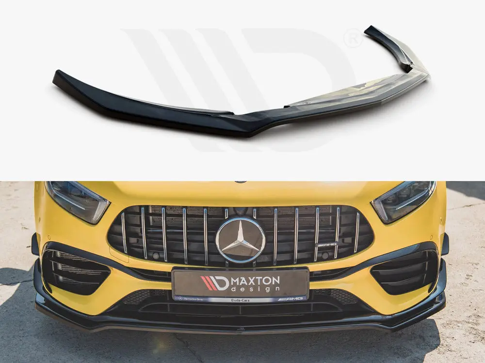 Maxton Design Front Splitter V.1 Mercedes Amg A 45 S Aero Pack W177 1