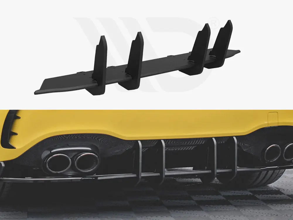 Maxton Design Street Pro Rear Diffuser Mercedes Amg A45 S Aero Pack W177 1