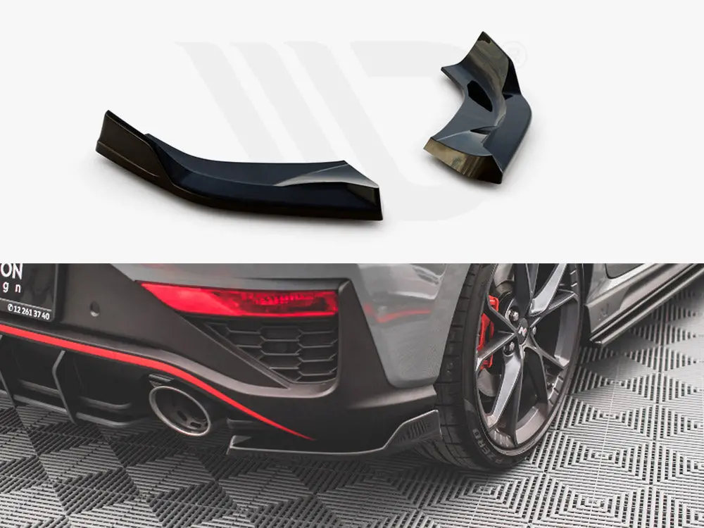 Rear Side Splitters V.3 Hyundai I30 N Hatchback Mk3 Facelift (2020-) 1
