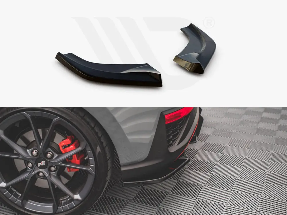 Maxton Design Rear Side Splitters V.2 Hyundai I30 N Hatchback Mk3 Facelift (2020-) 1