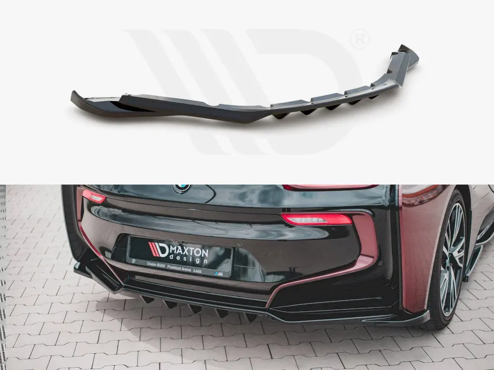 Maxton Design Central Rear Splitter (Vertical Bars) Bmw I8 1