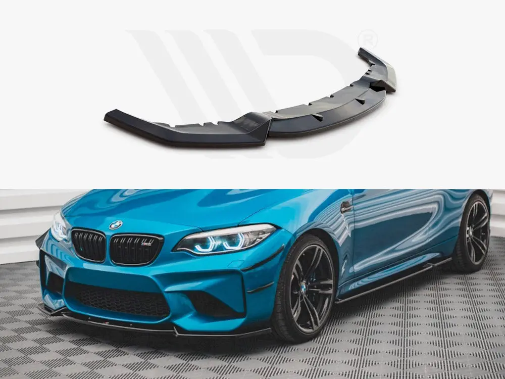 Maxton Design Front Splitter V.2 Bmw M2 F87 (2016-2020) 1