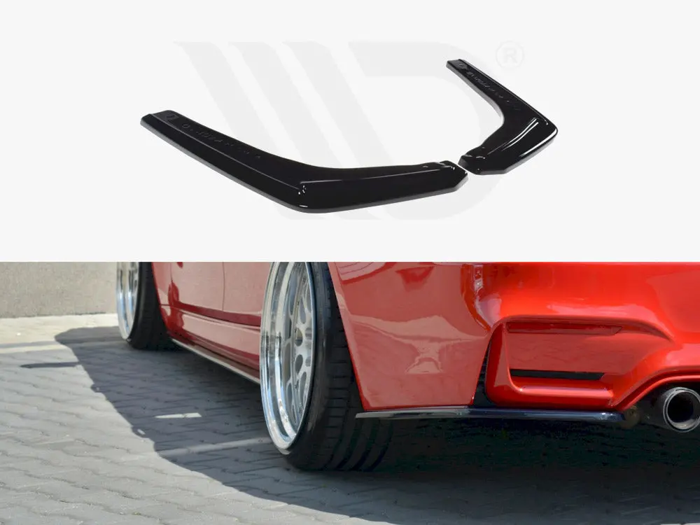 Maxton Design Rear Side Splitters V.1 Bmw M3 F80 (2014-18) 1