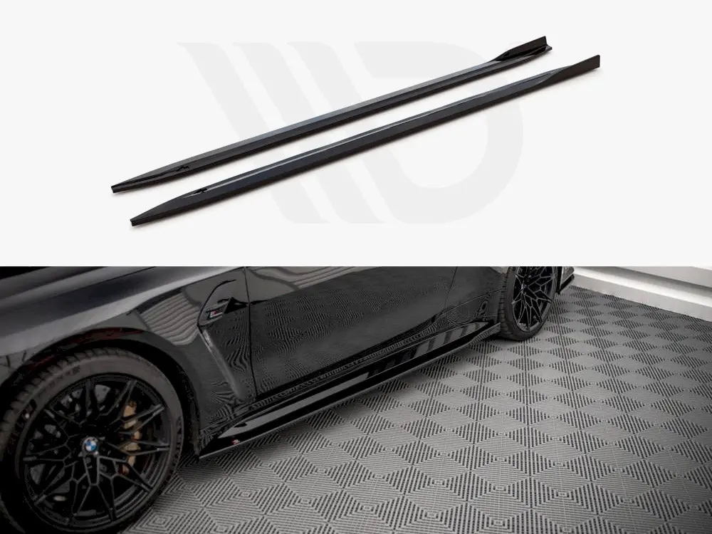 Maxton Design Side Skirt Diffusers V.1 Bmw M4 G82 / G82 Facelift 1