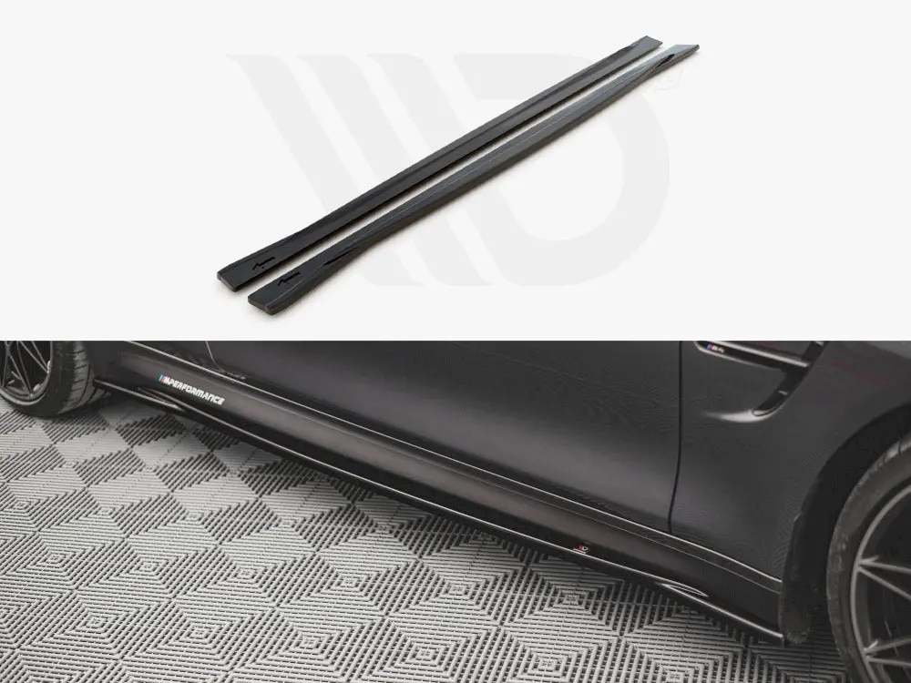 Maxton Design Side Skirts Diffusers Bmw M4 F82 1