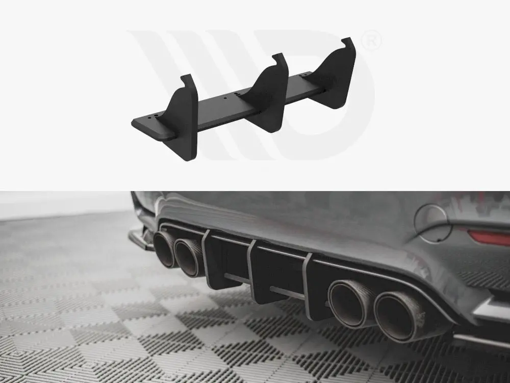 Maxton Design Street Pro Rear Diffuser Bmw M4 F82 (2014-) 1