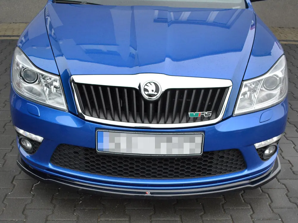 Front Splitter V.2 Skoda Octavia Mk2 Vrs Facelift (2008-2013) 2