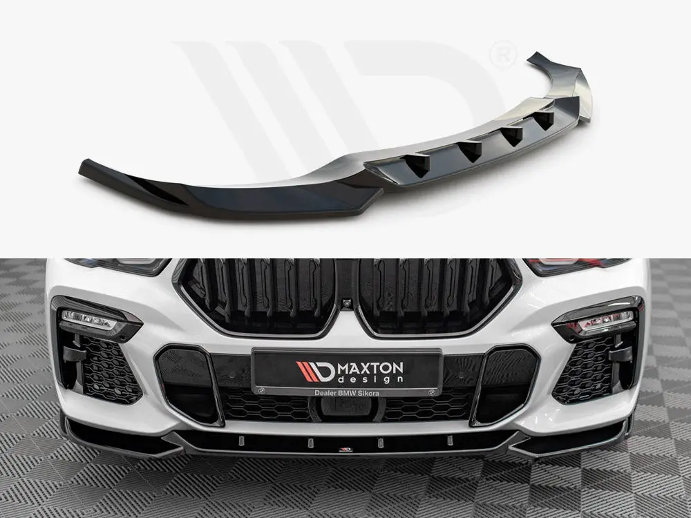 Maxton Design Front Splitter V.1 Bmw X6 M-Pack G06 1