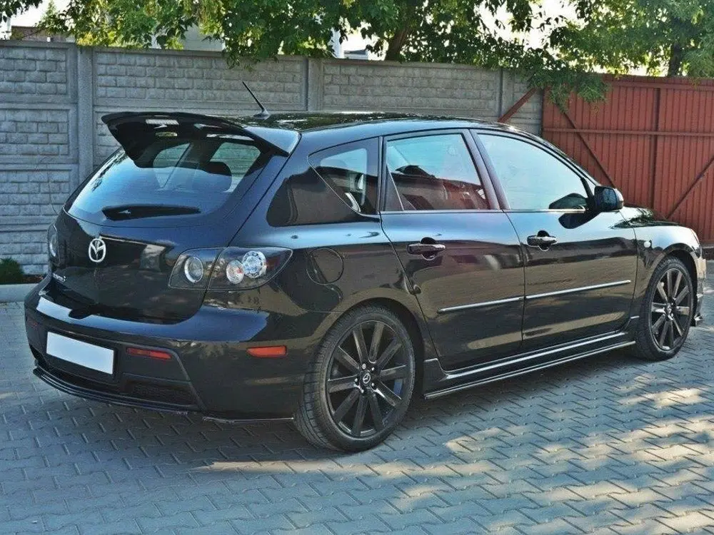 Central Rear Splitter Mazda 3 Mps Mk1 Preface (Without Vertical Bars) 2