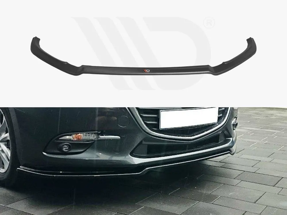 Maxton Design Front Splitter V.1 Mazda 3 Mk3 Facelift 1