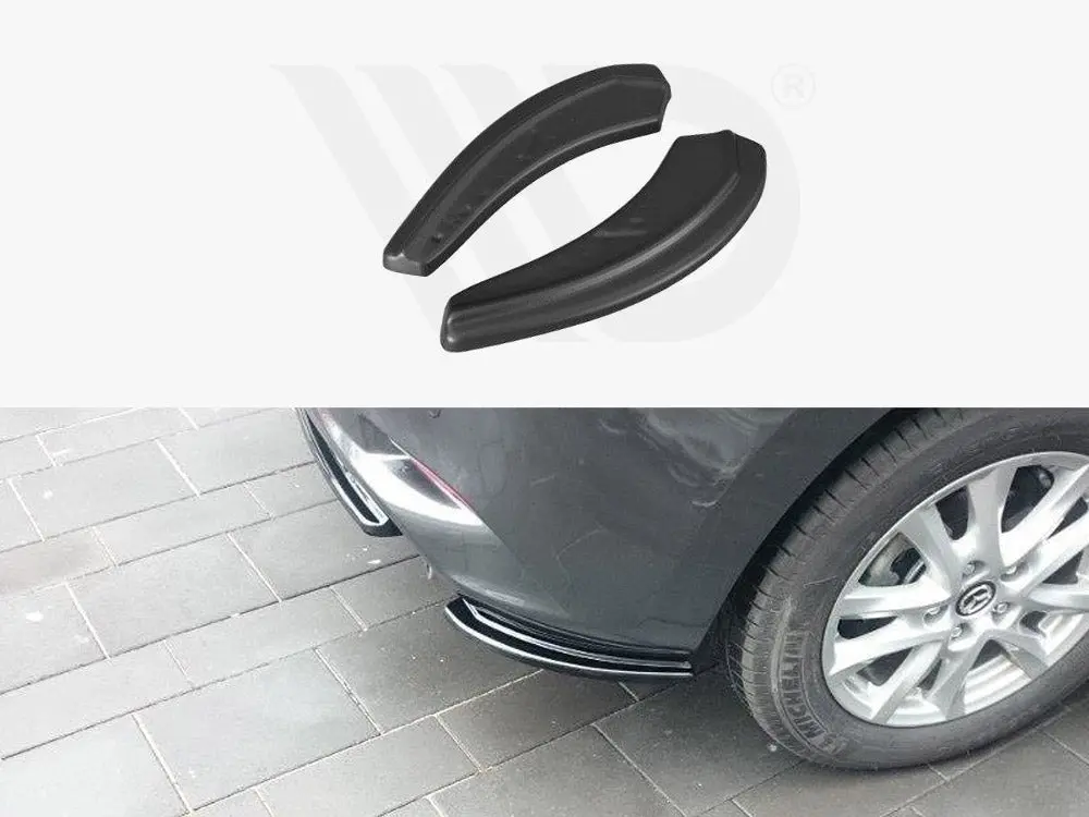 Maxton Design Rear Side Splitters Mazda 3 Mk3 Facelift 1