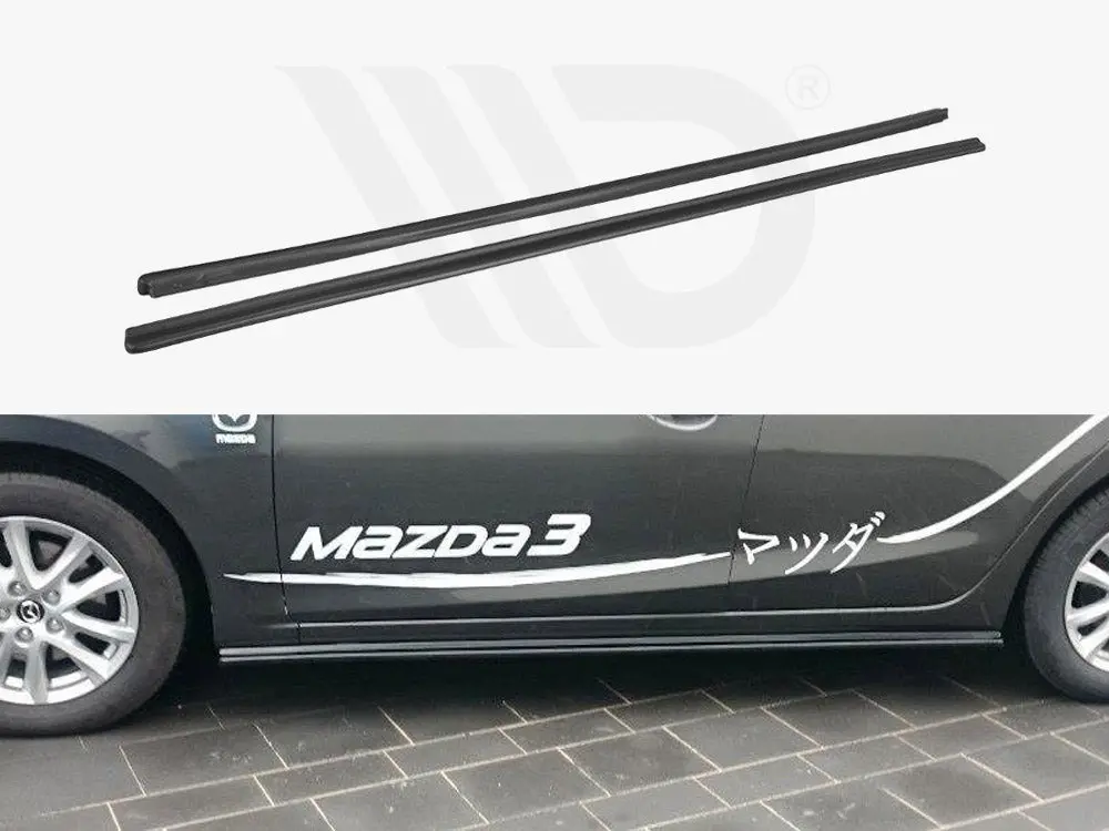 Maxton Design Side Skirts Diffusers Mazda 3 Mk3 1
