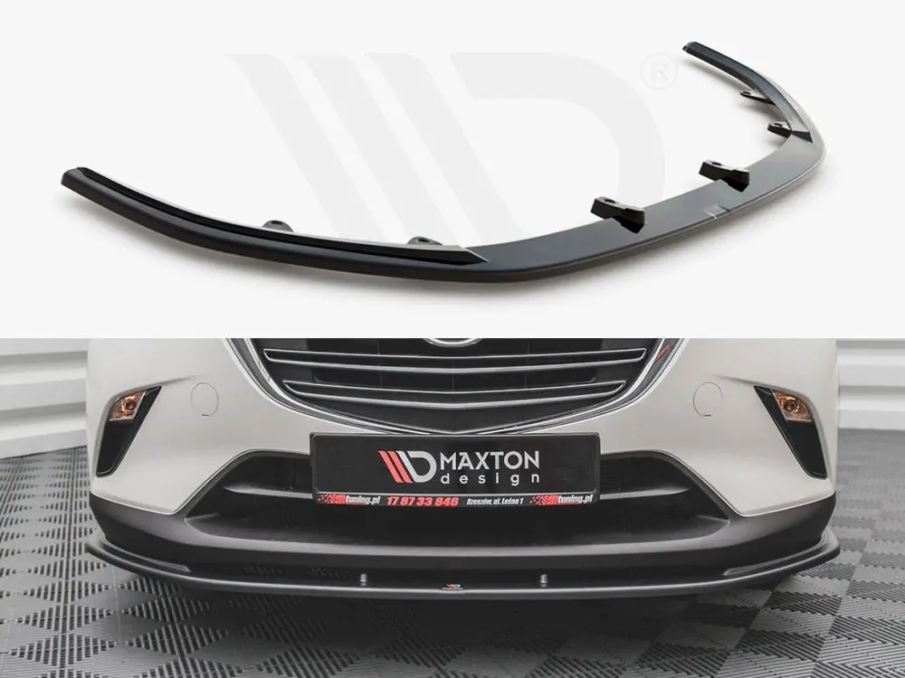 Maxton Design Front Splitter V1 Mazda Cx-3 (2015-) 1