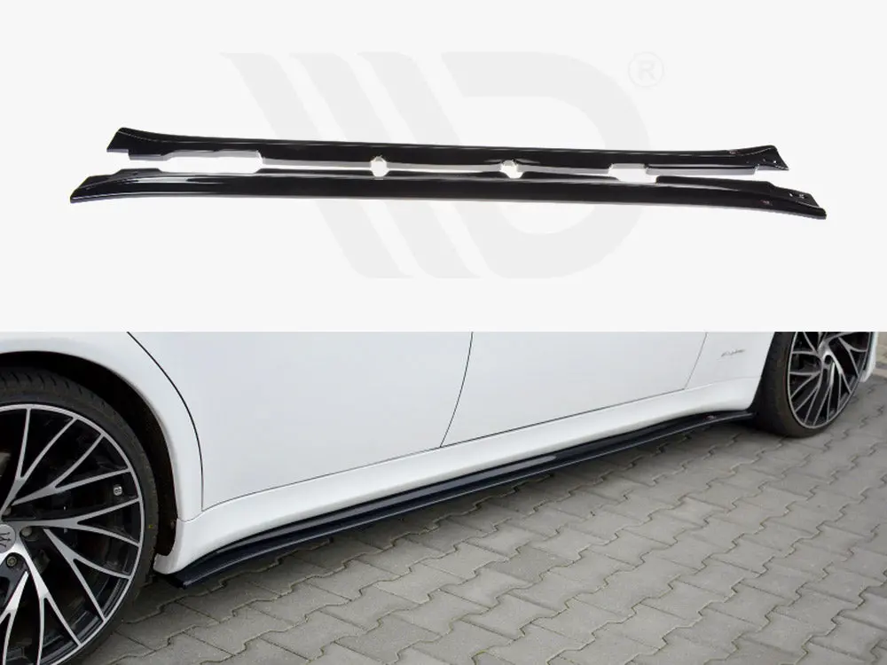 Maxton Design Side Skirts Diffusers Maserati Quattroporte Mk5 Facelift (2009-2012) 1