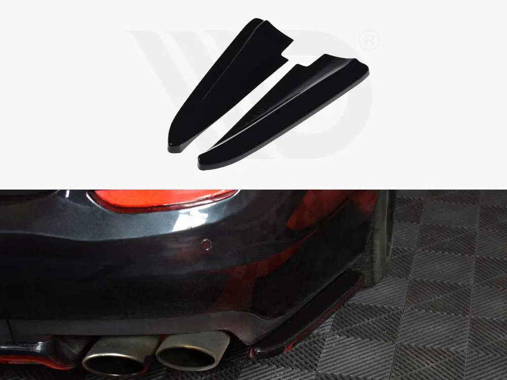 Maxton Design Rear Side Splitters Maserati Quattroporte Mk6 Pre-Facelift (2013-2016) 1