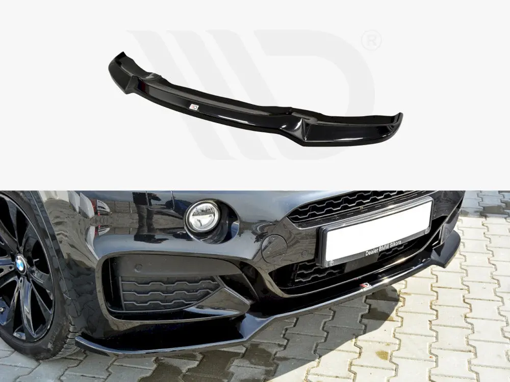 Maxton Design Front Splitter V.1 Bmw X6 F16 M Sport (2014-2019) 1