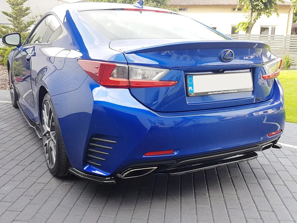 Maxton Design Central Rear Splitter (Without Vertical Bars) Lexus Rc (2014-Up) 1
