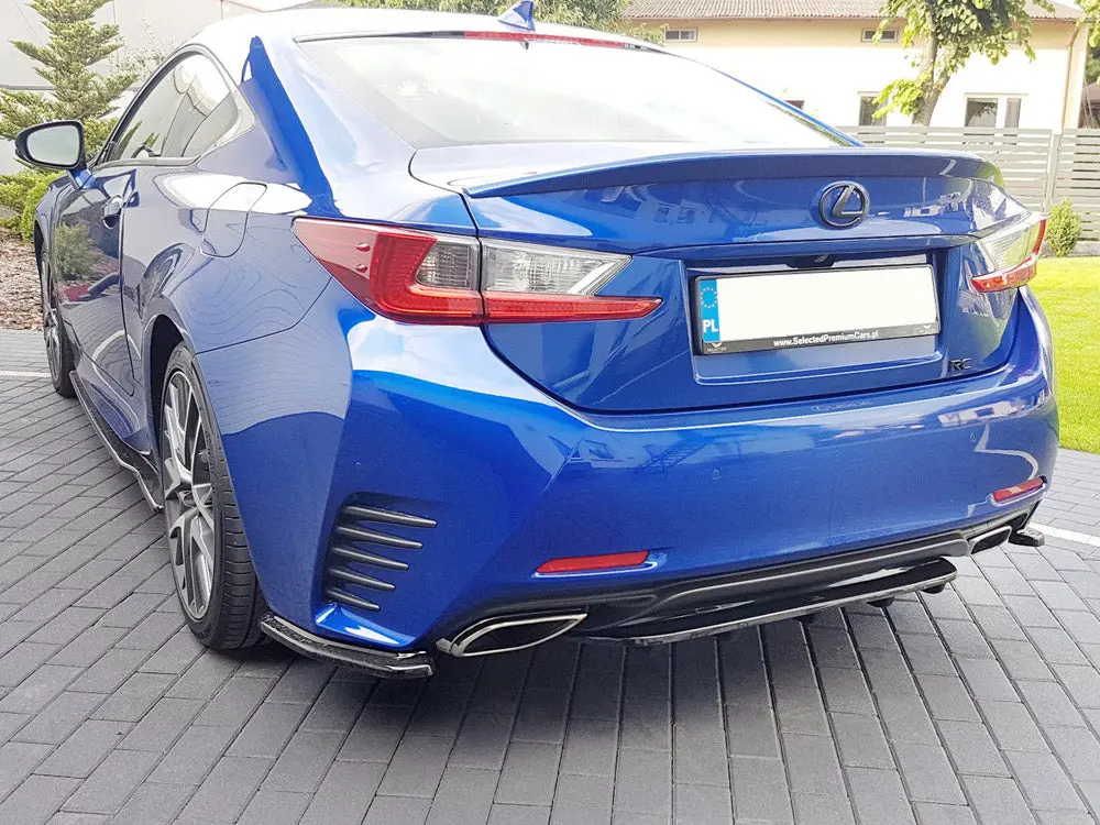 Central Rear Splitter (With Vertical Bars) Lexus Rc (2014-Up) 1