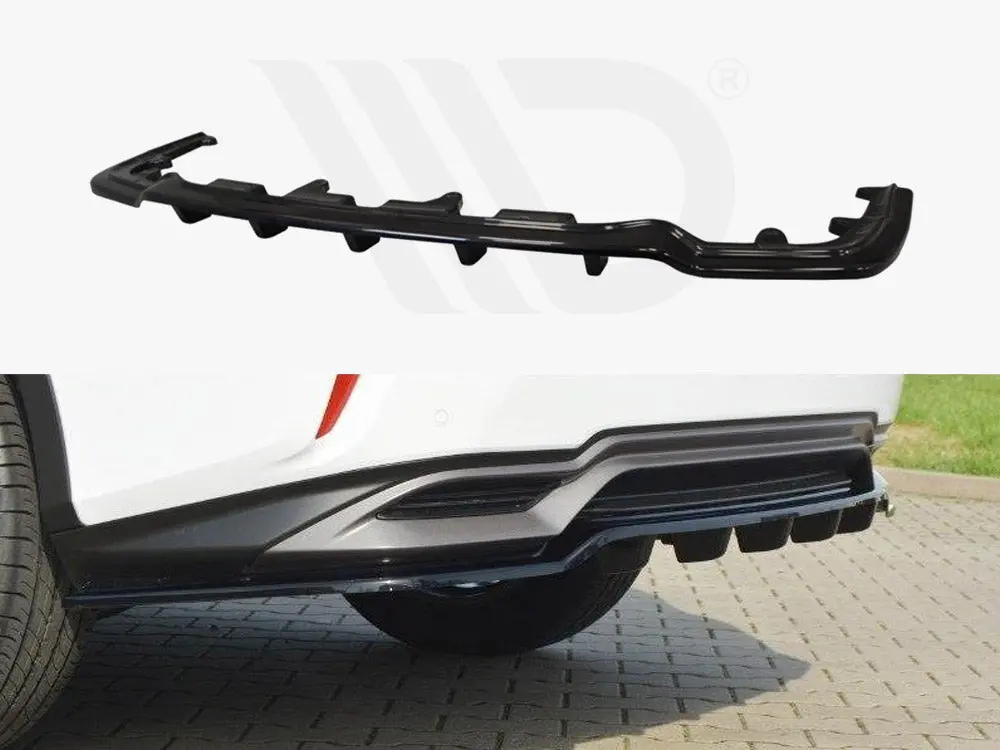 Central Rear Splitter Lexus Rx Mk4 H (With Vertical Bars) 1