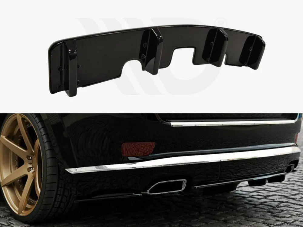 Central Rear Splitter (Vertical Bars) Jeep Grand Cherokee Wk2 Summit Facelift 1