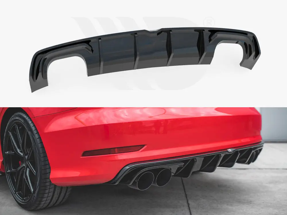 Maxton Design Rear Valance Audi S3 Sedan 8V (2013-2016) 1