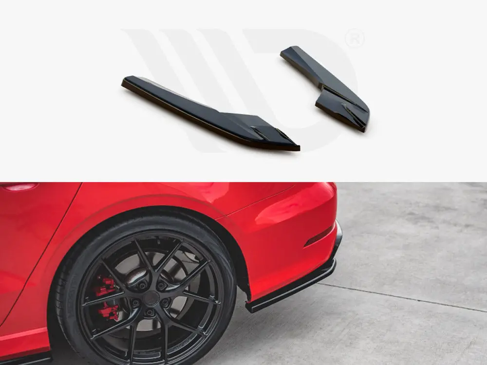 Maxton Design Rear Side Splitters Audi S3 Sedan 8V (2013-2016) 1