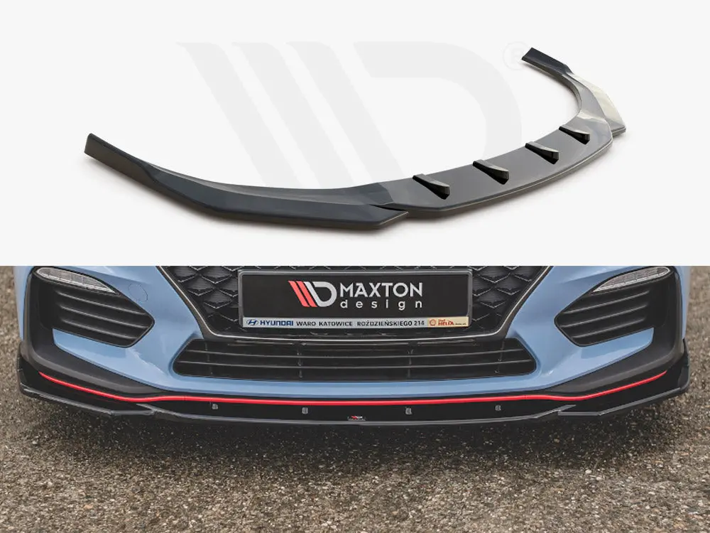 Front Splitter V.4 Hyundai I30 N Mk3 Hatchback/ Fastback (2017-2020) 1