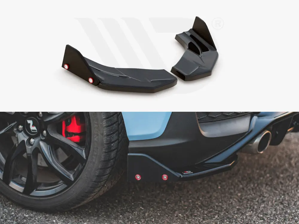 Rear Side Splitters V.7 + Flaps Hyundai I30 N Mk3 Hatchback 1