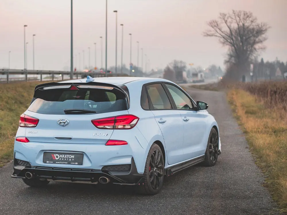 Maxton Design Side Skirt Diffusers V.5 + Flaps Hyundai I30 N / N-Line Hatchback / Fastback Mk3 / Mk3 Facelift 2