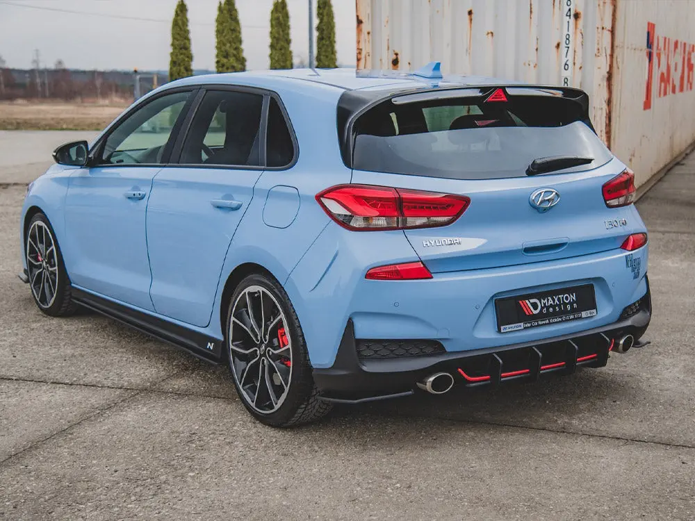 Maxton Design Street Pro Rear Diffuser V.2 Hyundai I30 N Mk3 Hatchback 2