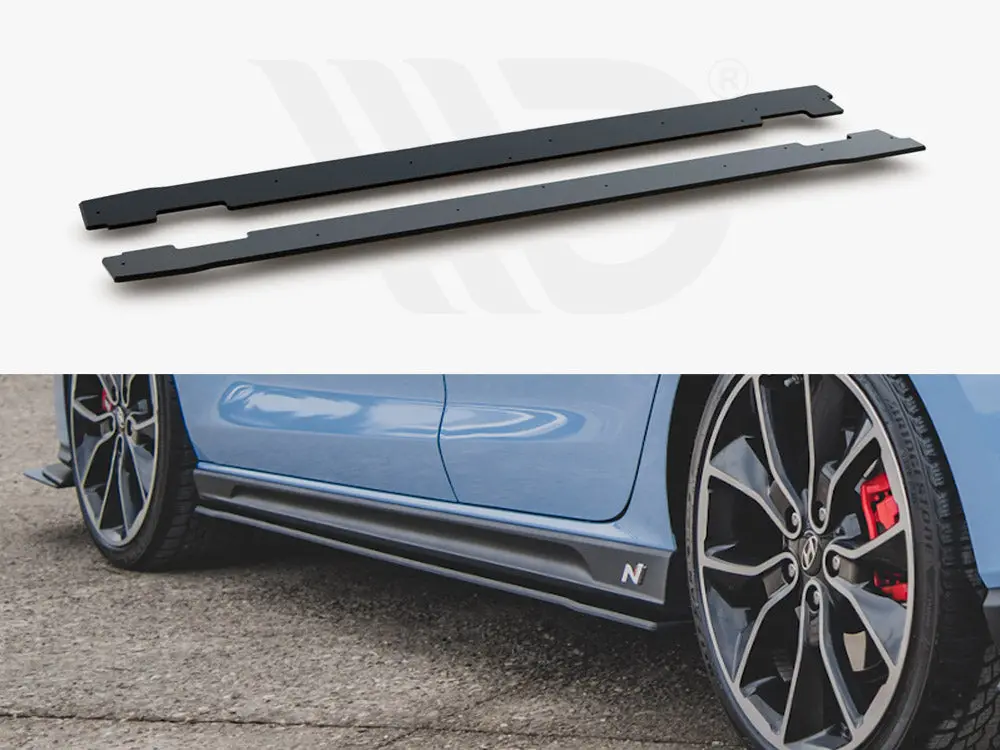 Maxton Design Street Pro Side Skirt Diffusers V.1 Hyundai I30 N / N-Line Hatchback / Fastback Mk3 / Mk3 Facelift 1