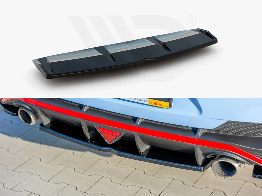 Central Rear Splitter Hyundai I30 Mk3 N Fastback 1