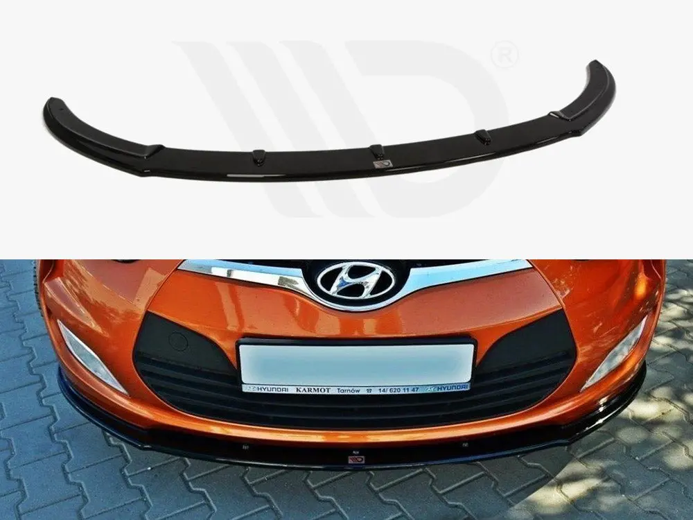 Maxton Design Front Splitter Hyundai Veloster 1