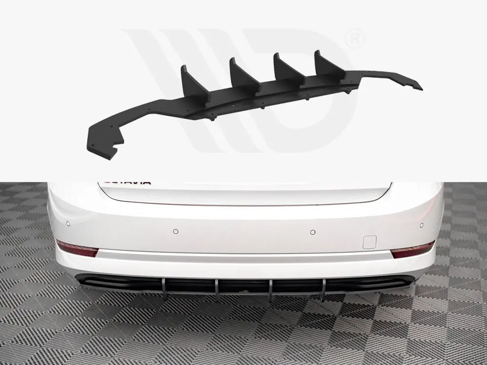 Maxton Design Street Pro Rear Diffuser Skoda Octavia Mk4 1