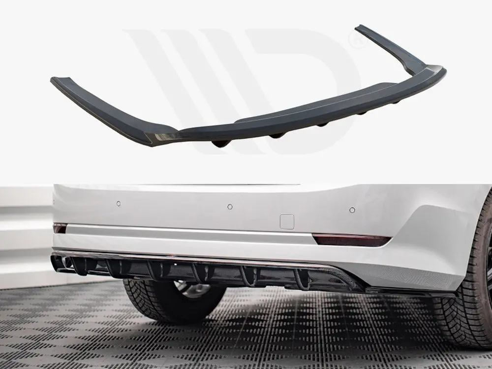 Maxton Design Rear Splitter (Vertical Bars) Skoda Octavia Mk4 1