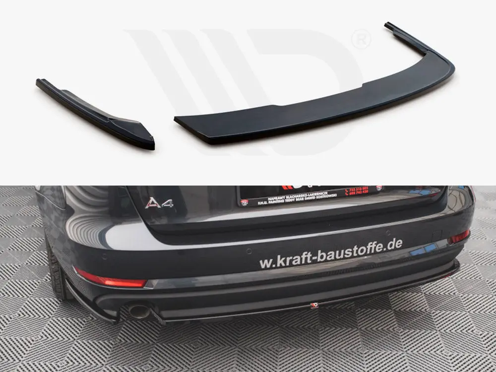 Rear Side Splitters Audi A4 Avant B9 1
