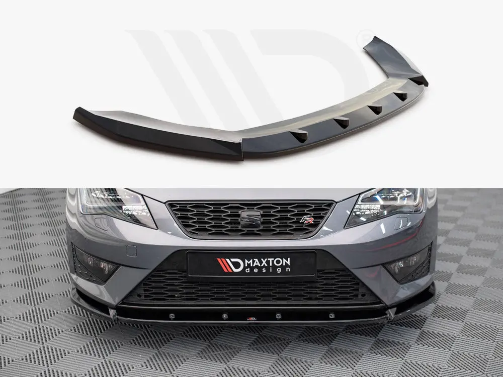 Maxton Design Front Splitter V.1 Seat Leon Fr / Cupra Mk3 (2012-2016) 1