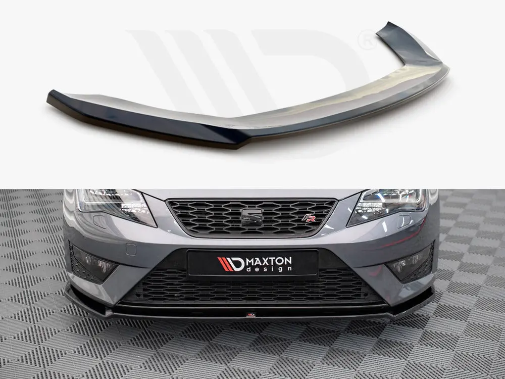 Maxton Design Front Splitter V.2 Seat Leon Fr / Cupra Mk3 (2012-2016) 1