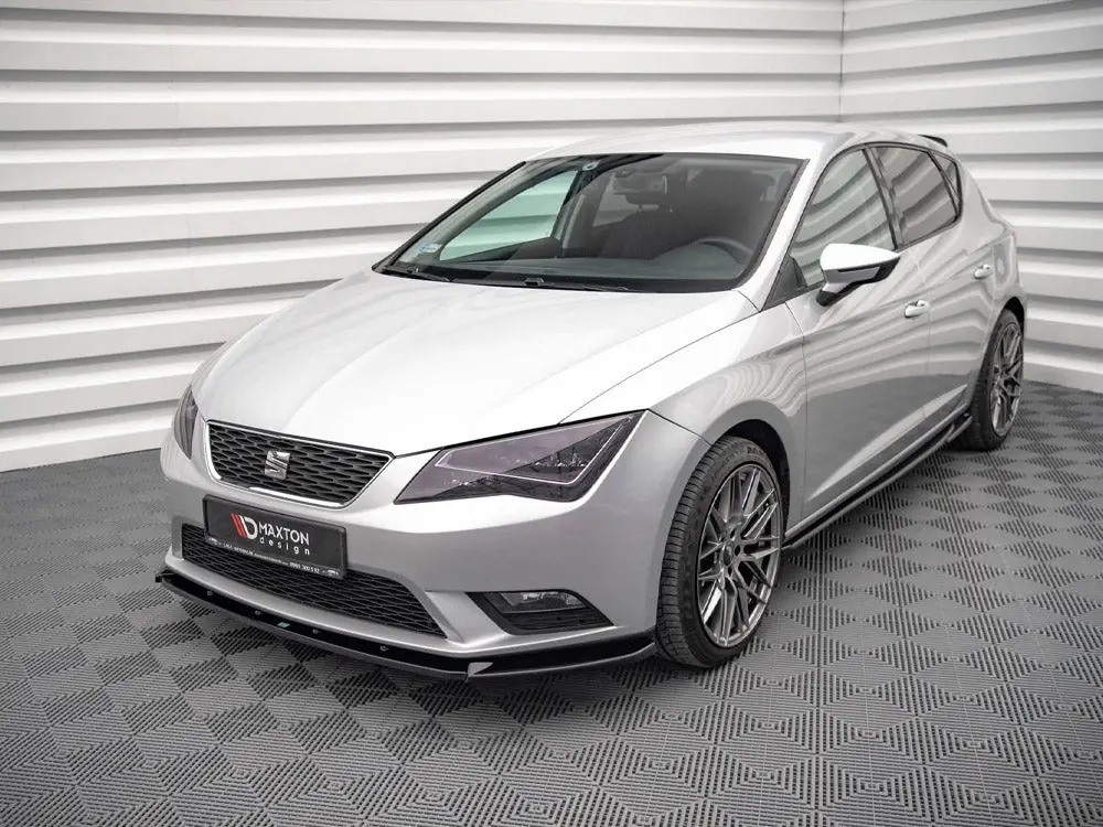 Maxton Design Front Splitter V.1 Seat Leon Mk3 (2012-2016) 2