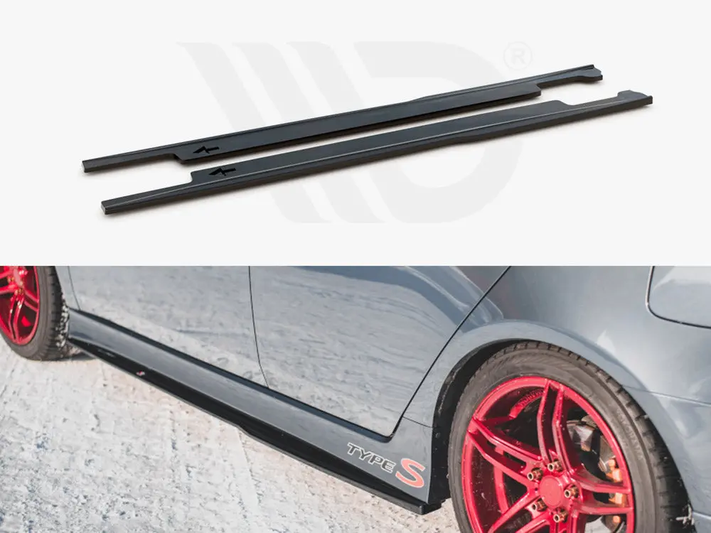 Side Skirts Diffusers V.2 Honda Accord Mk7 Type-S (2002-2007) 1