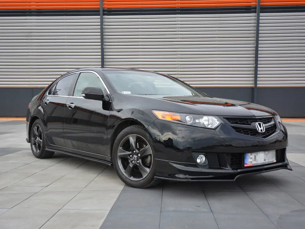 Maxton Design Front Splitter Honda Accord Mk8 Type-S (Cu-Series) Pre-Facelift Sedan (2009-2011) 2
