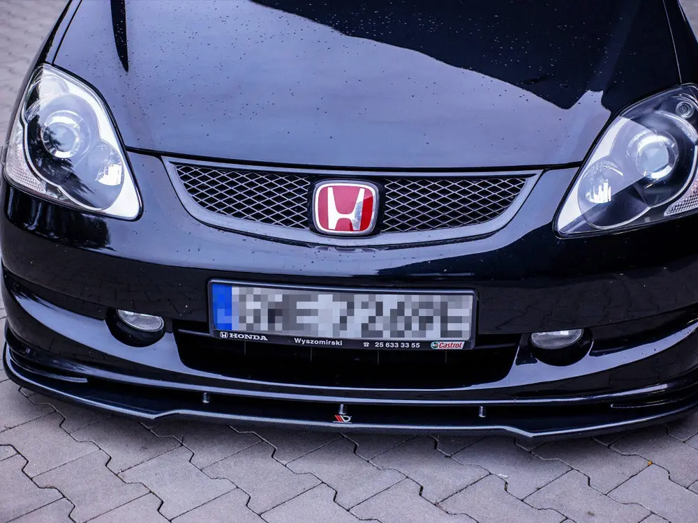 Front Splitter V.1 Honda Civic Ep3 (Mk7) Type-R/S Facelift (2004-2006) 1