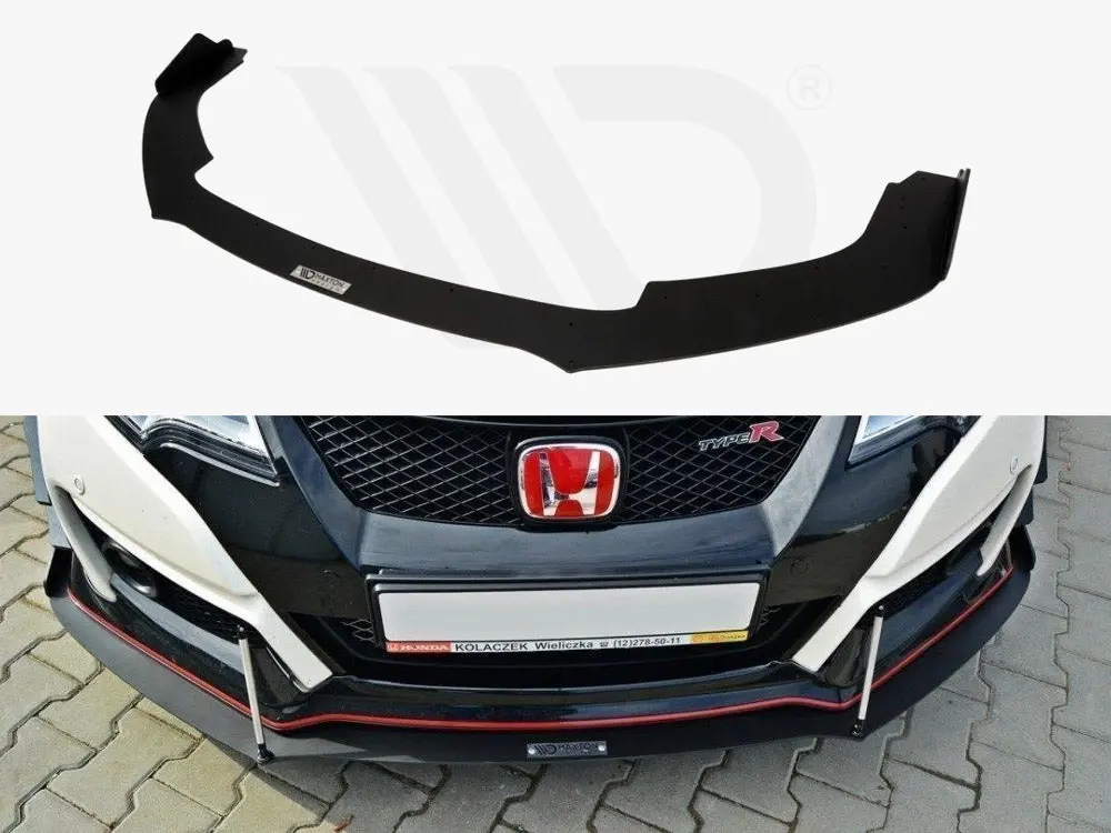 Front Racing Splitter V.2 Honda Civic Ix Type R (2015-2017) 1